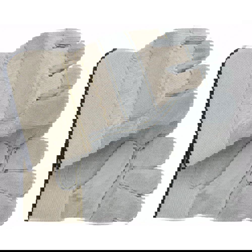 Work Gloves: PRO-SAFE Size X-Large, Cotton Lined, Cowhide