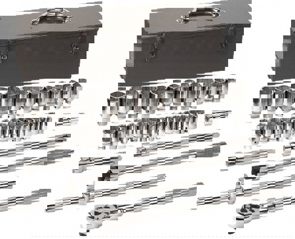 Standard Socket Set: 27 Pc, 3/4