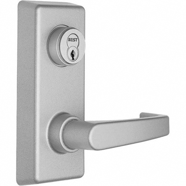 Aluminum Finish, Steel Lever Trim