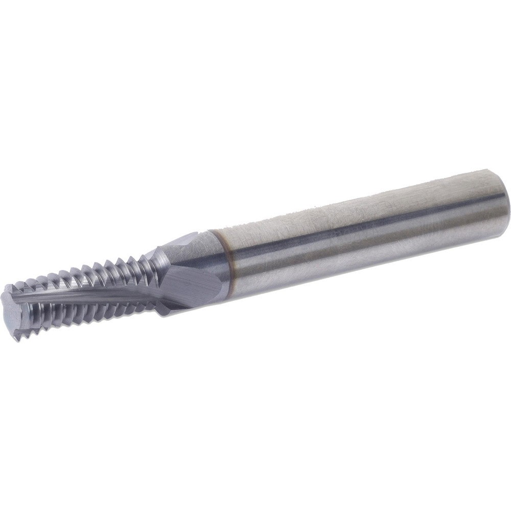 Helical Flute Thread Mill: Internal, 3 Flute, Solid Carbide