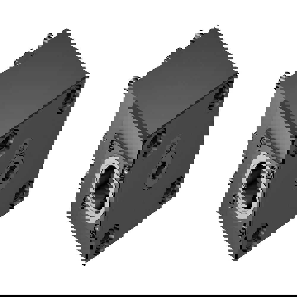 Lathe Modular Clamping Units; Clamping Unit Type: Adapter/Mount ; Connection Size: C5 ; Cutting Direction: Left Hand ; Head Height (Decimal Inch): 3.3465 ; Head Height (mm): 85.000 ; Head Length (mm): 45.00