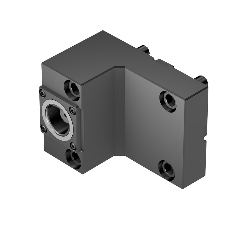 Lathe Modular Clamping Units; Clamping Unit Type: Adapter ; Connection Size: C5 ; Cutting Direction: Left Hand ; Head Height (Decimal Inch): 3.7795 ; Head Height (mm): 96.000 ; Through Coolant: Yes