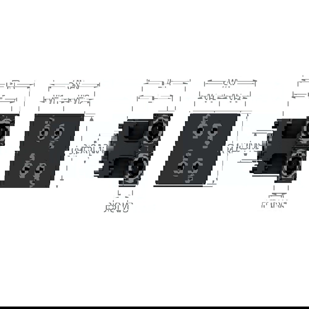 Lathe Modular Clamping Units; Clamping Unit Type: Adapter/Mount ; Connection Size: C4 ; Cutting Direction: Left Hand ; Head Height (Decimal Inch): 4.5276 ; Head Height (mm): 115.000 ; Head Length (mm): 120.00