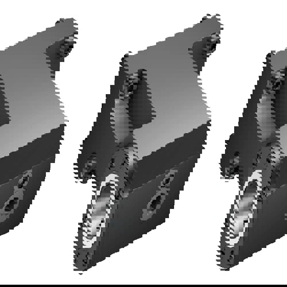 Lathe Modular Clamping Units; Clamping Unit Type: Adapter/Mount ; Connection Size: C5 ; Cutting Direction: Left Hand ; Head Height (Decimal Inch): 3.7795 ; Head Height (mm): 96.000 ; Head Length (mm): 115.00