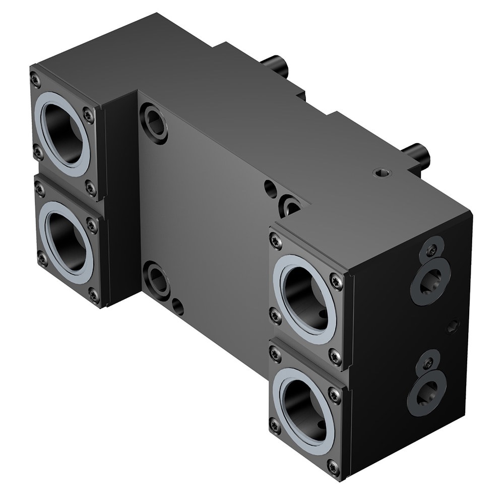 Lathe Modular Clamping Units; Clamping Unit Type: Adapter/Mount ; Connection Size: C3 ; Cutting Direction: Left Hand ; Head Height (Decimal Inch): 3.9764 ; Head Height (mm): 101.000 ; Head Length (mm): 72.00