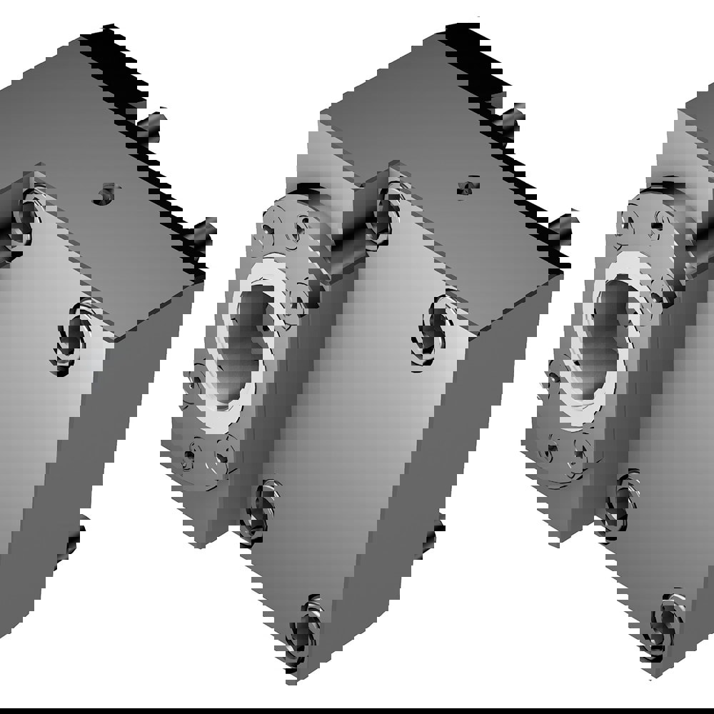 Lathe Modular Clamping Units; Clamping Unit Type: Adapter/Mount ; Connection Size: C3 ; Cutting Direction: Left Hand ; Head Height (Decimal Inch): 3.937 ; Head Height (mm): 100.000 ; Head Length (mm): 75.00