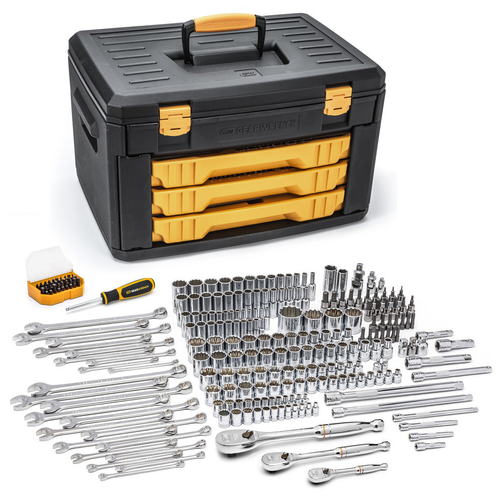 Combination Hand Tool Set: 243 Pc, Master Tool Set