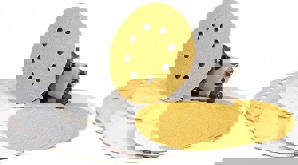 Hook & Loop Disc: 150 Grit, Coated, Aluminum Oxide