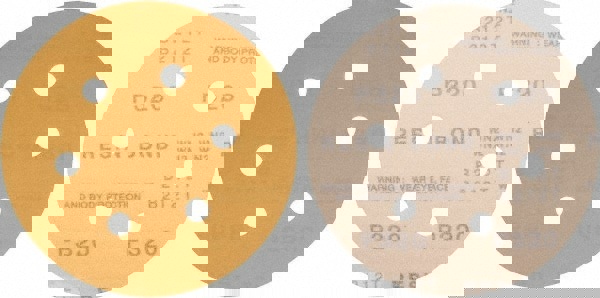Hook & Loop Disc: 320 Grit, Coated, Aluminum Oxide