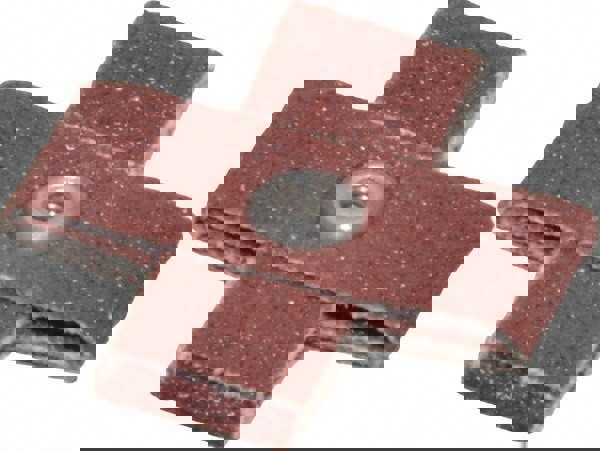 80 Grit, Medium Grade, Aluminum Oxide Cross Pad