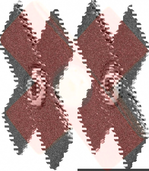 120 Grit, Fine Grade, Aluminum Oxide Cross Pad