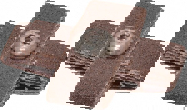 60 Grit, Medium Grade, Aluminum Oxide Cross Pad