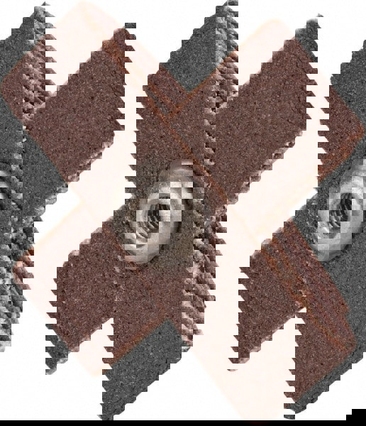 80 Grit, Medium Grade, Aluminum Oxide Cross Pad