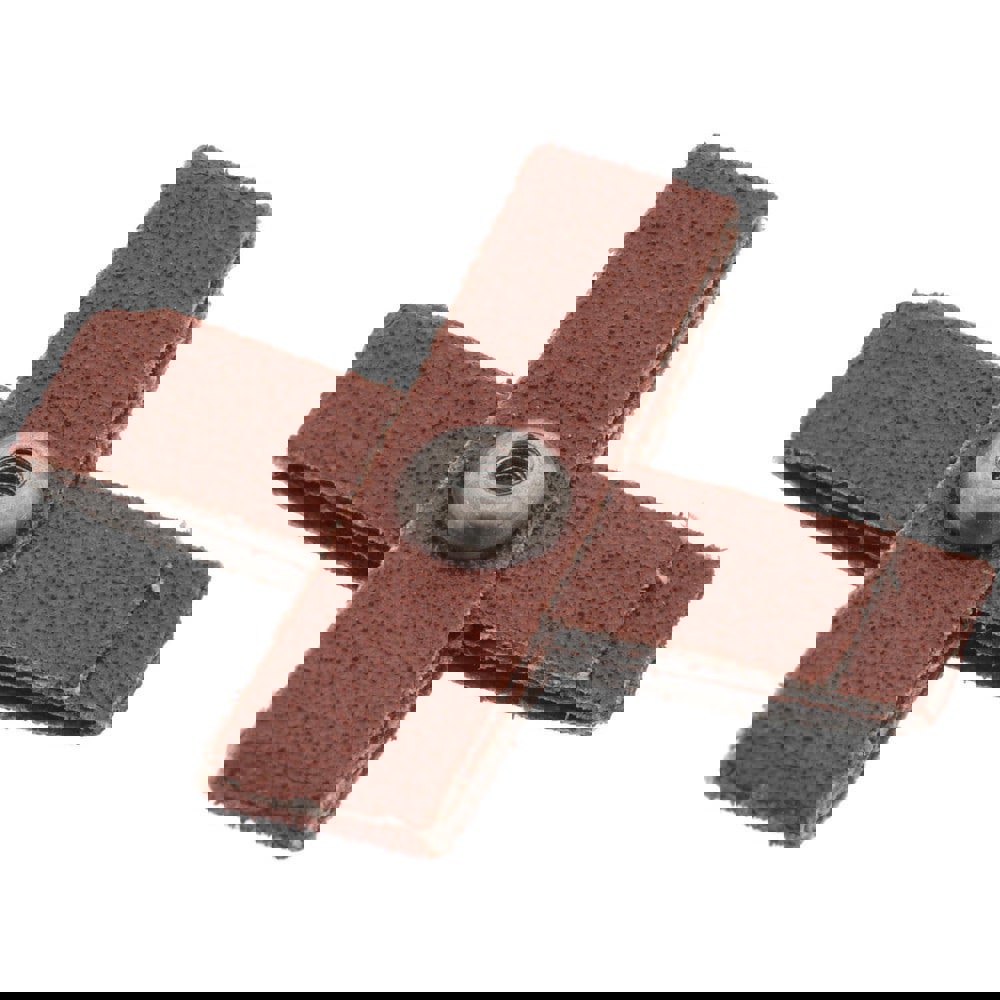 60 Grit, Medium Grade, Aluminum Oxide Cross Pad