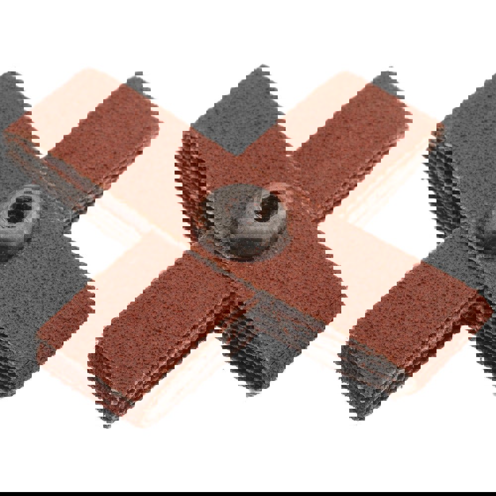 120 Grit, Fine Grade, Aluminum Oxide Cross Pad