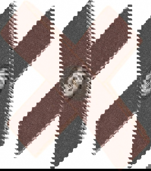 180 Grit, Very Fine Grade, Aluminum Oxide Cross Pad