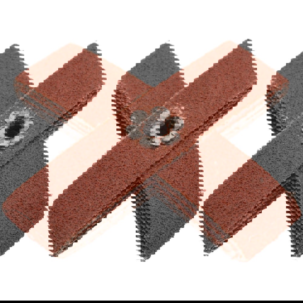 80 Grit, Medium Grade, Aluminum Oxide Cross Pad