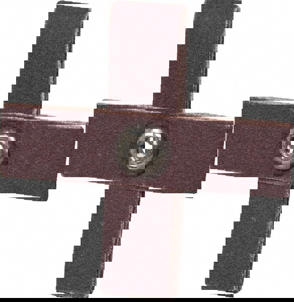 120 Grit, Fine Grade, Aluminum Oxide Cross Pad