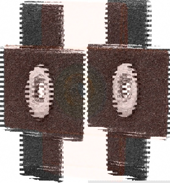 60 Grit, Medium Grade, Aluminum Oxide Cross Pad