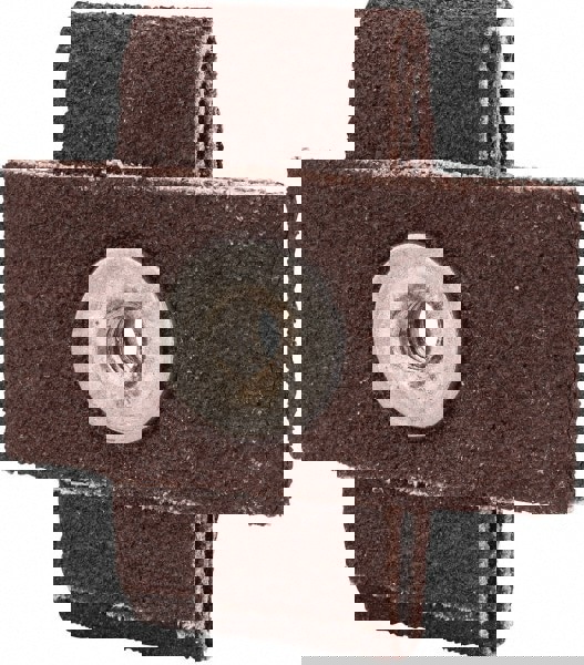 60 Grit, Medium Grade, Aluminum Oxide Cross Pad