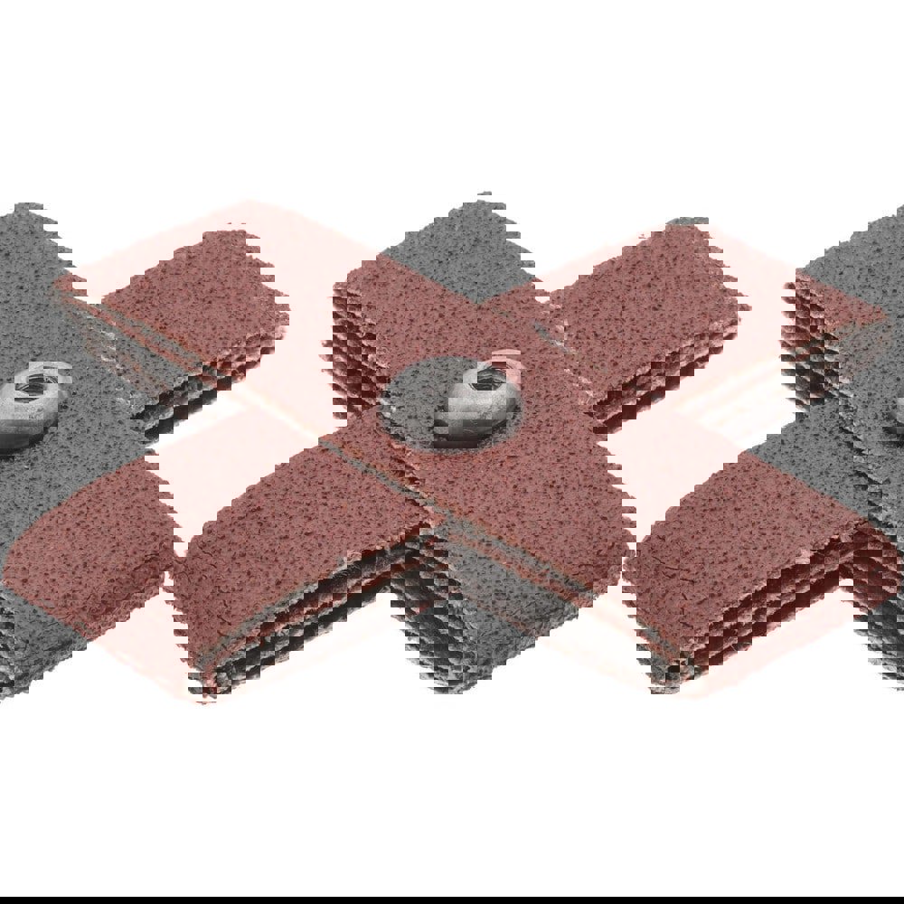 60 Grit, Medium Grade, Aluminum Oxide Cross Pad