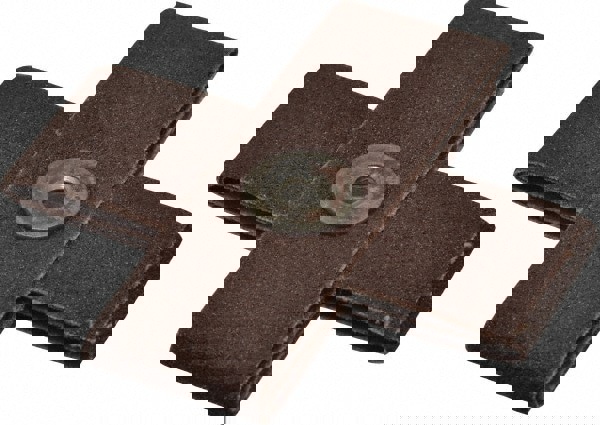 80 Grit, Medium Grade, Aluminum Oxide Cross Pad