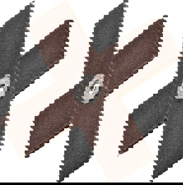 60 Grit, Medium Grade, Aluminum Oxide Cross Pad