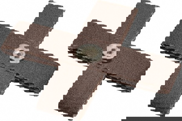 80 Grit, Medium Grade, Aluminum Oxide Cross Pad