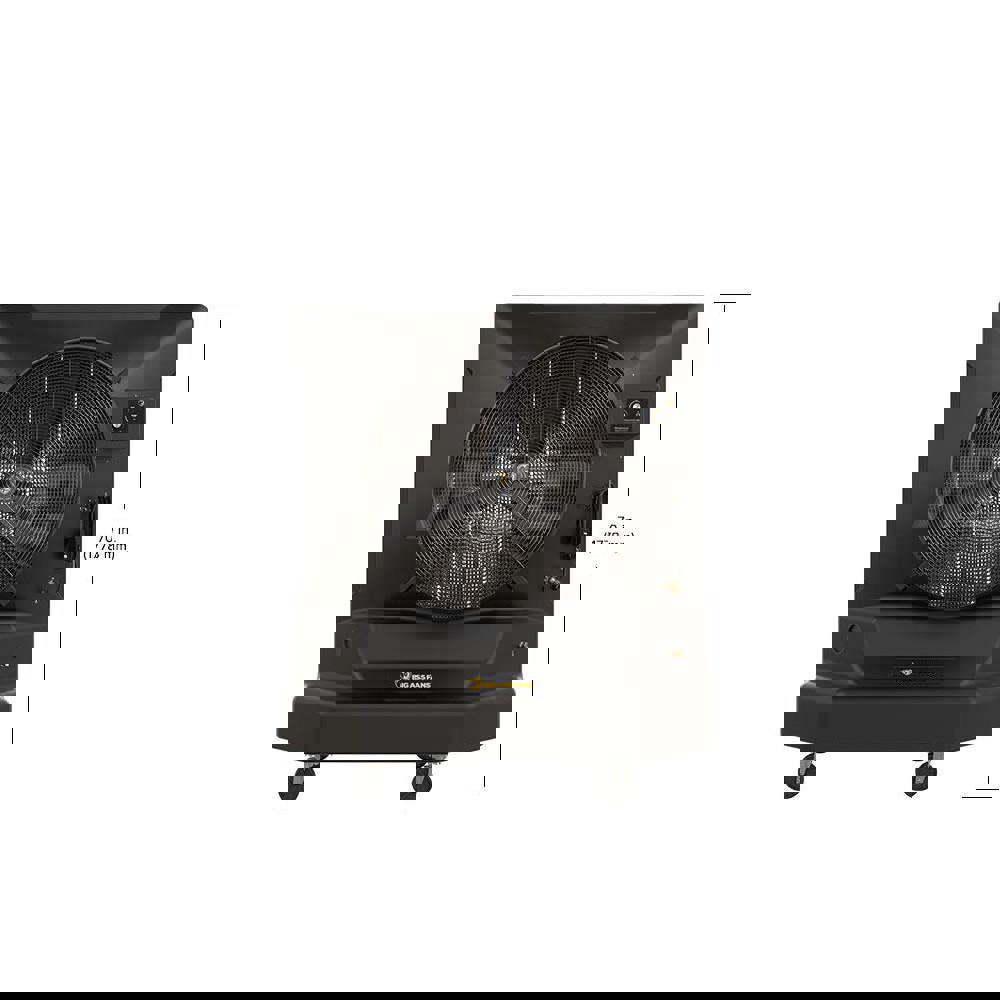 Evaporative Cooler: 46 gal, 3/4 hp