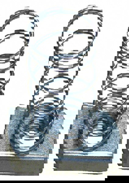 Strut Channel Spring Strut Nut: Use with Attaching Hanger Rod or Other Accessories From Strut