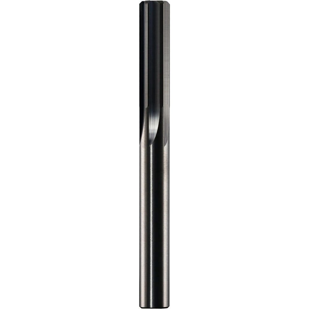 Chucking Reamer: 4 mm Dia, 63 mm OAL, Straight Flute, Straight Shank, Solid Carbide