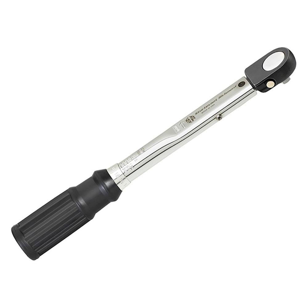 Micrometer Type Ratchet Head Torque Wrench: Square Drive, Newton Meter