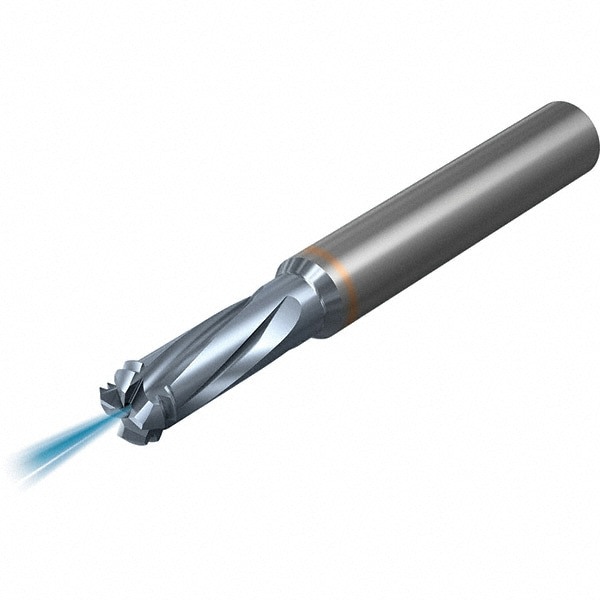 Helical Flute Thread Mill: #4-40, Internal, 3 Flute, 6.00 mm Shank Dia, Solid Carbide