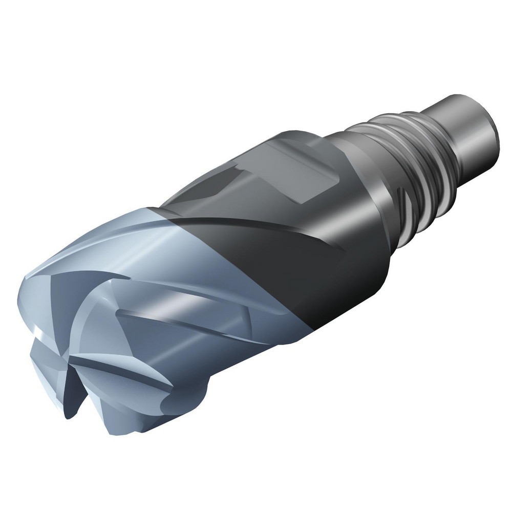 Roughing End Mill Heads; Mill Diameter (mm): 10.00 ; Mill Diameter (Decimal Inch): 0.3937 ; Connection Type: Modular ; Length of Cut (mm): 7.0000 ; End Type: Corner Radius ; Material: Ceramic