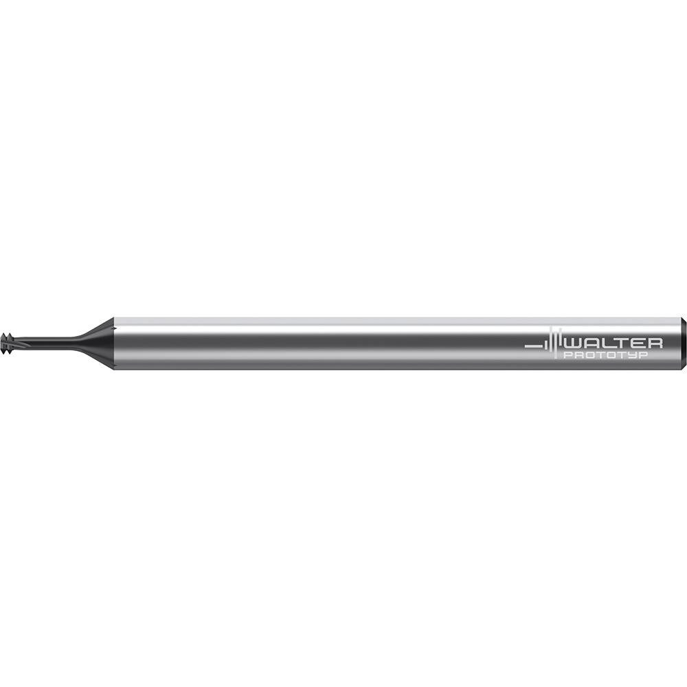 Helical Flute Thread Mills; Material: Solid Carbide ; Thread Type: Internal ; Shank Type: Straight-Cylindrical ; Overall Length (Decimal Inch): 1.4960 ; Thread Standard: Metric ; Flute Direction: Right Hand