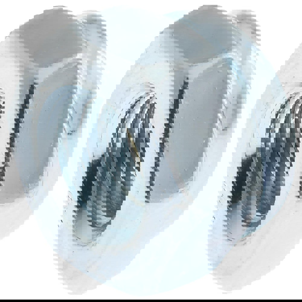 Hex Lock Nut: Insert Lock, Nylon Insert, M4x0.7, Grade 8 Steel, Zinc Finish