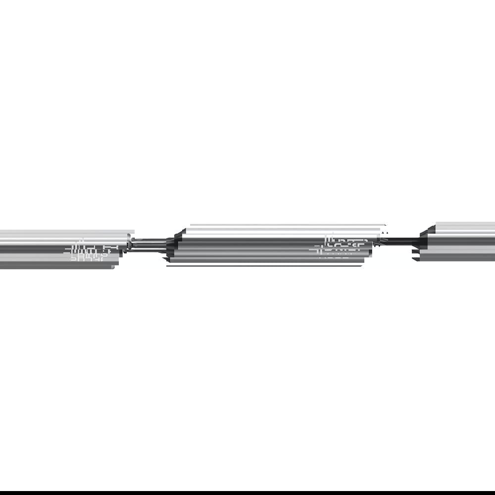 Helical Flute Thread Mills; Material: Solid Carbide ; Thread Type: Internal ; Shank Type: Straight-Cylindrical ; Overall Length (Decimal Inch): 1.4960 ; Thread Standard: Metric ; Flute Direction: Right Hand