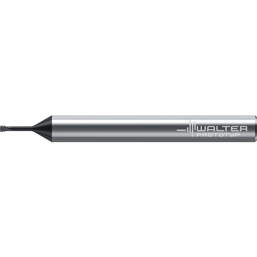 Helical Flute Thread Mills; Material: Solid Carbide ; Thread Size (Inch): #3-48 ; Thread Type: Internal ; Shank Diameter (mm): 6.0000 ; Shank Diameter (Decimal Inch): 0.2362 ; Cutting Diameter (mm): 1.85