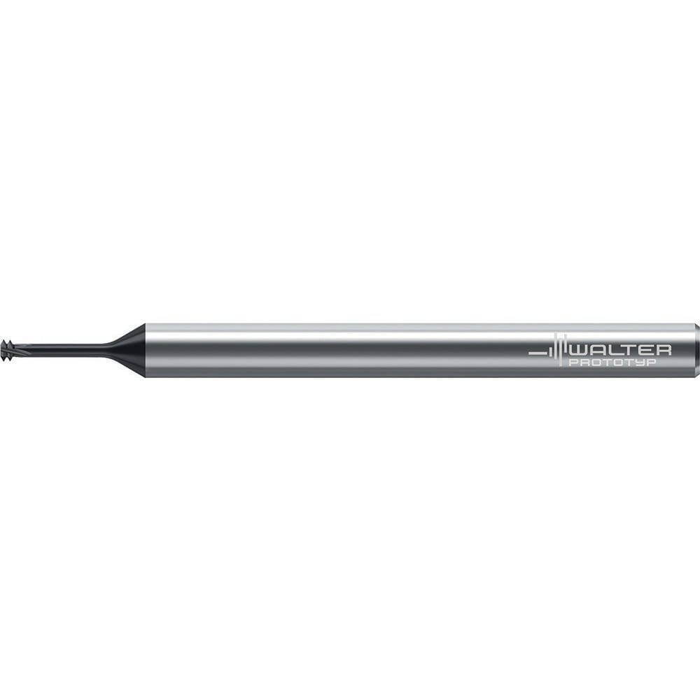 Helical Flute Thread Mills; Material: Solid Carbide ; Thread Size (Inch): #1-72 ; Thread Type: Internal ; Shank Diameter (mm): 3.0000 ; Shank Diameter (Decimal Inch): 0.1181 ; Cutting Diameter (mm): 1.40