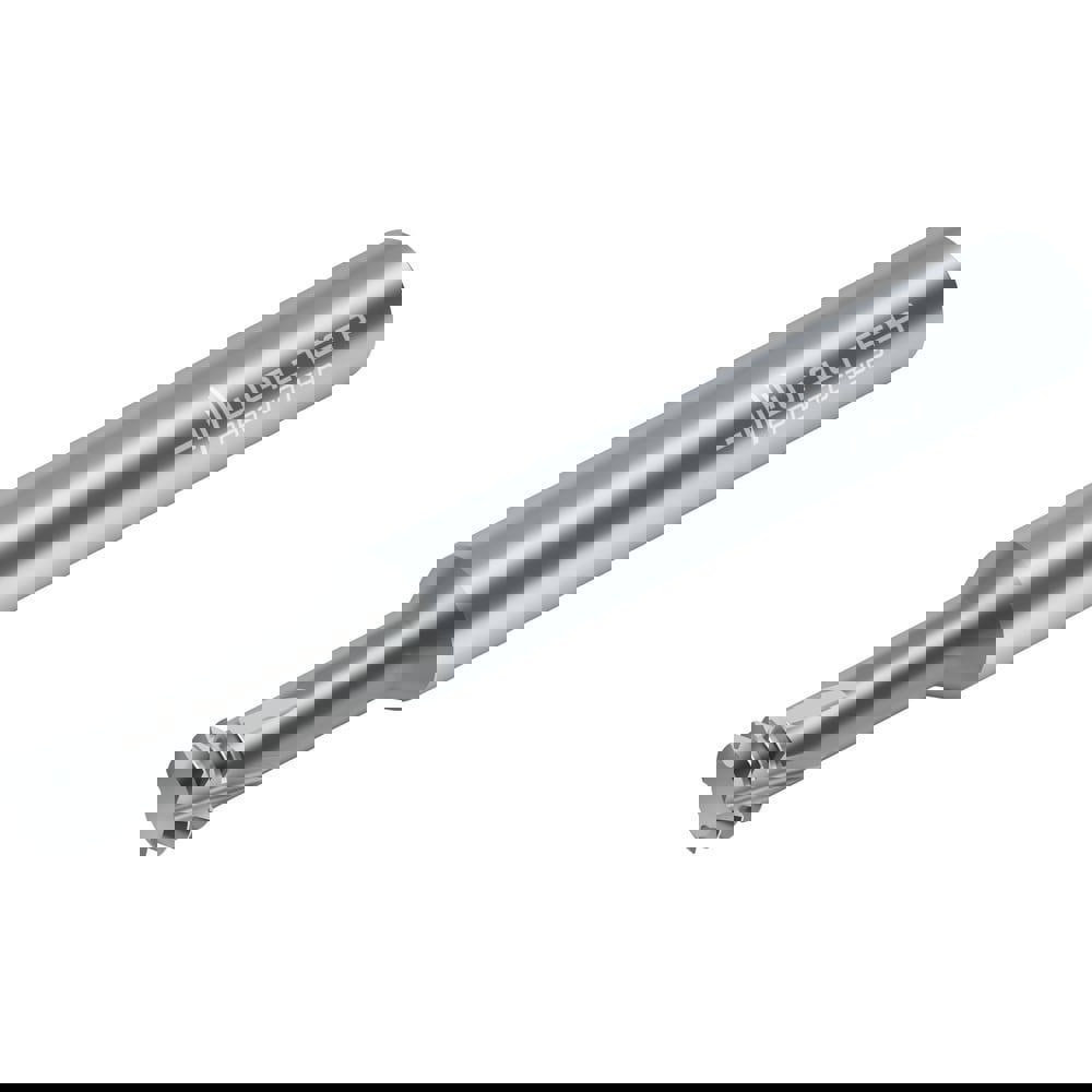 Helical Flute Thread Mills; Material: Solid Carbide ; Thread Type: Internal ; Shank Type: Straight-Cylindrical ; Overall Length (Decimal Inch): 2.8350 ; Thread Standard: STI Metric; UNF ; Thread Mill Type: Long Reach