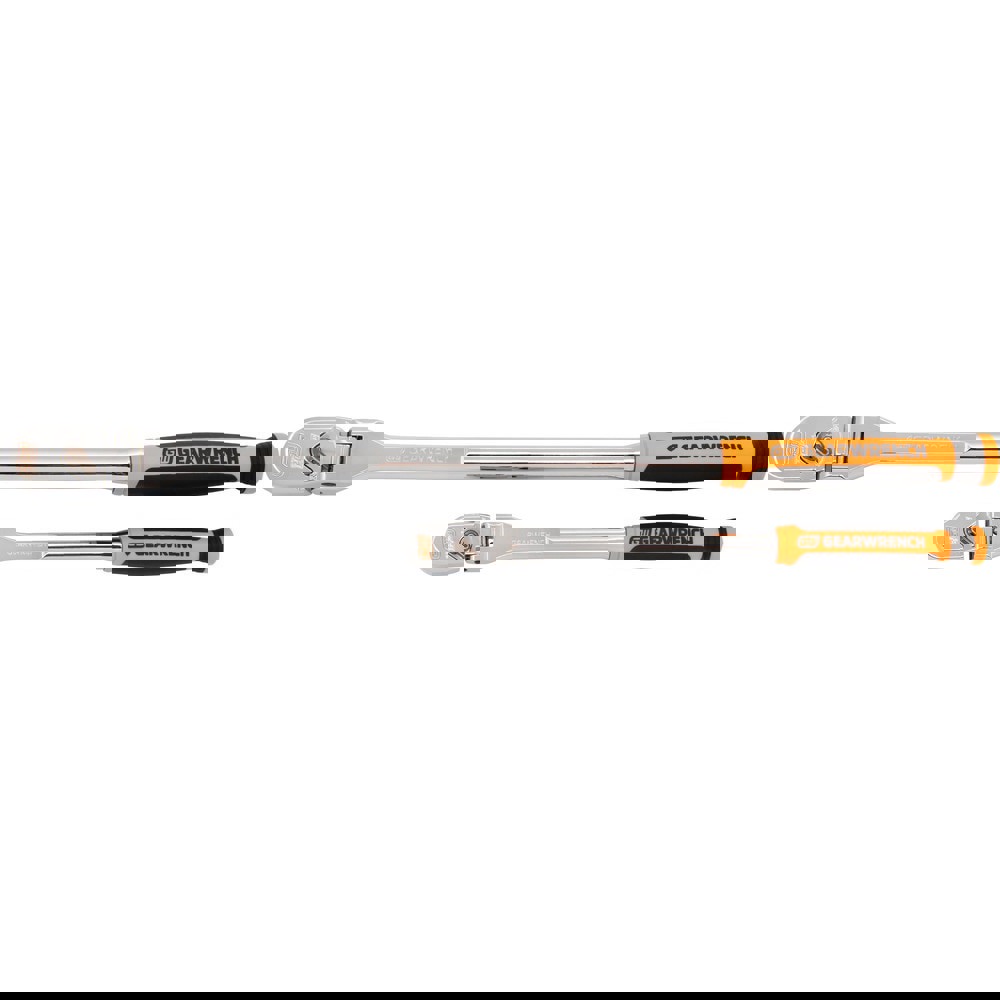 Ratchet Sets; Drive Size (Inch): 1/4 - 3/8 ; Overall Length (Inch): Various ; Head Shape: Teardrop ; Head Style: Flex ; Head Features: Flat & Flex; Reversible; Standard ; Material: Alloy Steel