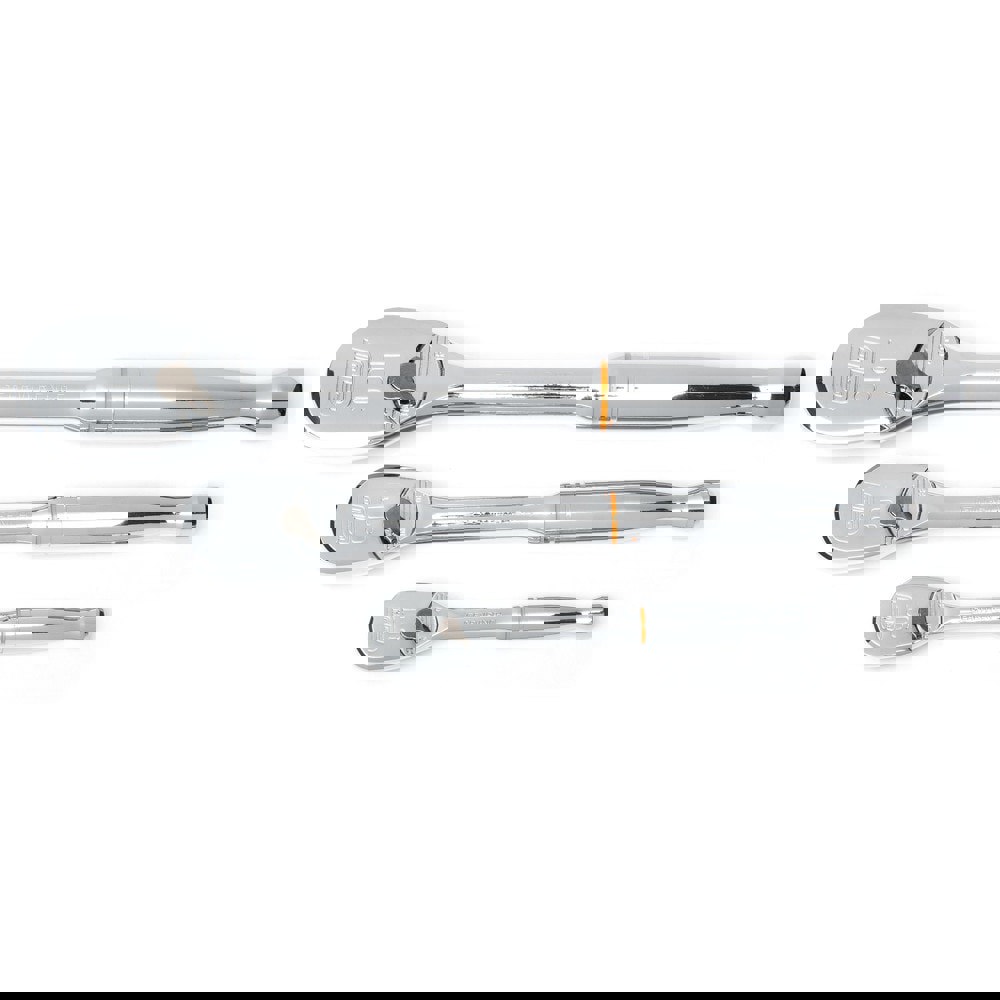 Ratchet Set: 1/2, 1/4 & 3/8