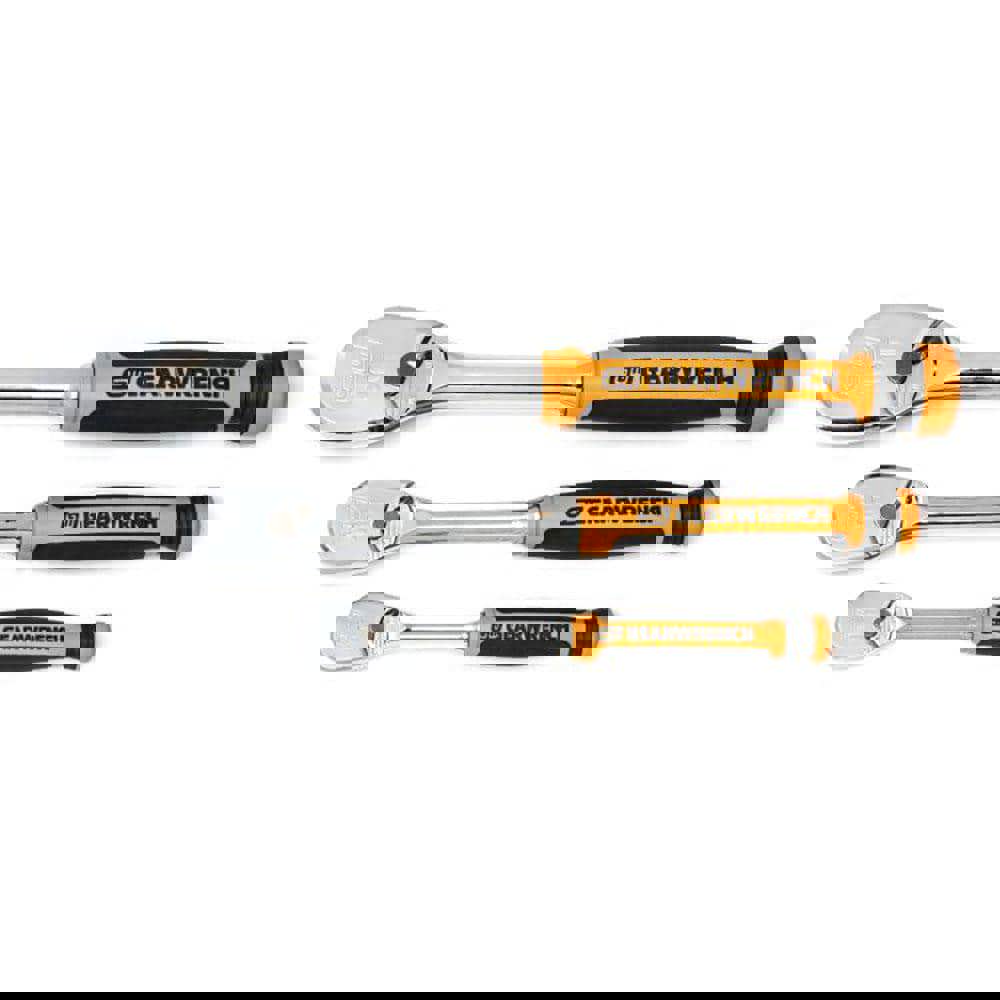 Ratchet Set: 1/2, 1/4 & 3/8