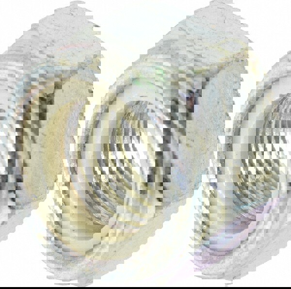 Hex Lock Nut: Insert Lock, Nylon Insert, M18x2.5, Grade Class 8 Steel, Zinc Finish