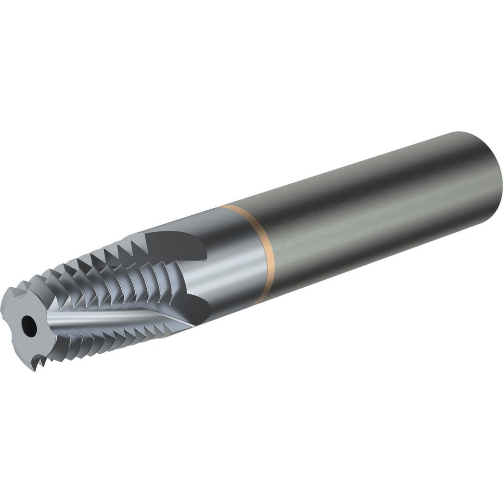 Helical Flute Thread Mills; Material: Carbide ; Thread Size (Inch): 1-11.5 ; Thread Depth (Decimal Inch): 0.913 ; Thread Type: Internal ; Shank Diameter (Decimal Inch): 0.75 ; Cutting Diameter (mm): 18.95
