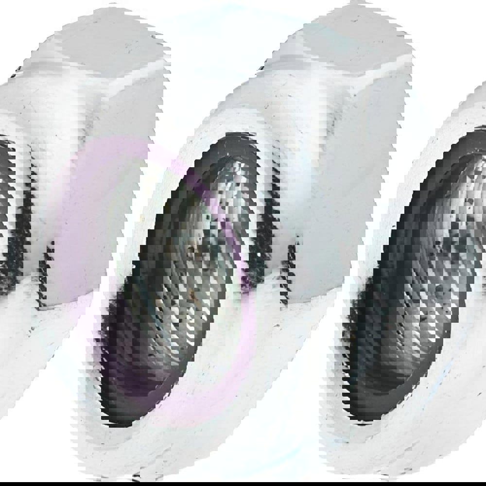 Hex Lock Nut: Insert Lock, Nylon Insert, M12x1.5, Grade Class 8 Steel, Zinc Finish