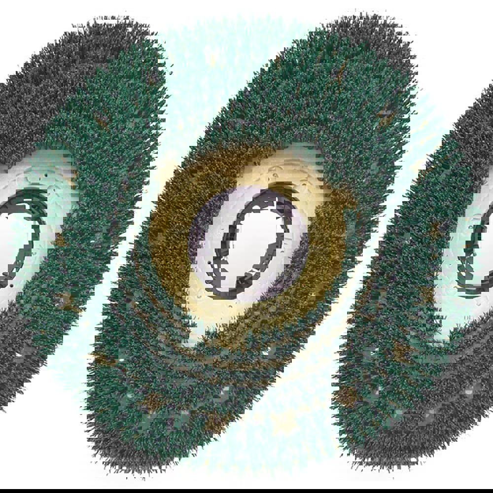 Floor Pads, Bonnets & Screens; Product Type: Scrubbing Brush ; Material: Nylon; Silicon Carbide ; Grit Grade: Aggressive ; Pad Color: Green ; Application: Floors ; Color: Green