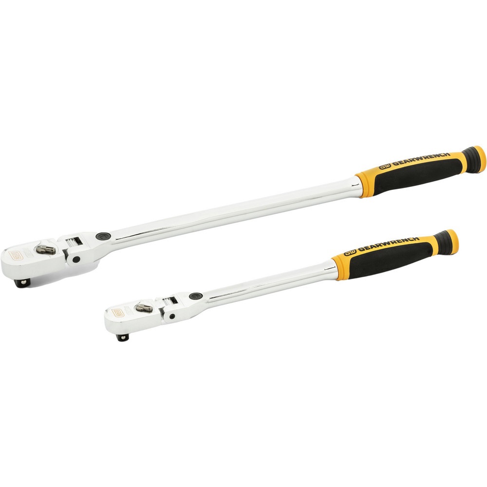 Ratchets; Tool Type: Ratchet ; Drive Size: 1/4, 3/8 ; Head Shape: Teardrop ; Head Features: Locking Flex ; Head Style: Flexible ; Material: Alloy Steel