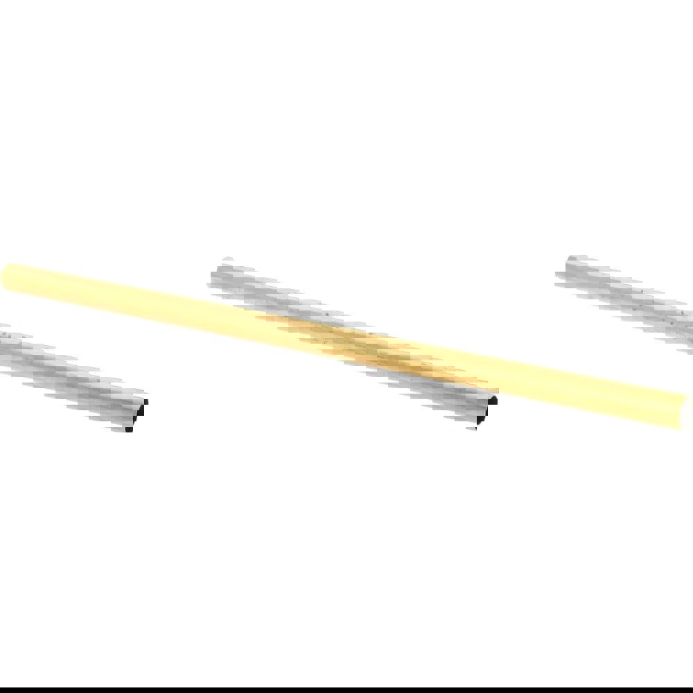 1/2 Inch Outside Diameter x 12 Inch Long, Yellow Brass Round Tube