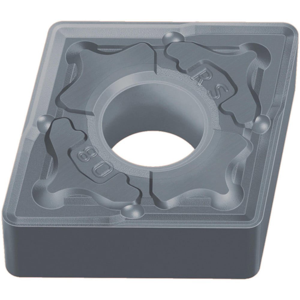 Turning Inserts; Relief Angle: 0.000 ; Insert Style: CNMG ; Corner Radius (mm): 1.20 ; Corner Radius (Inch): 3/64 ; Corner Radius (Decimal Inch): 0.0469 ; Included Angle: 80.00